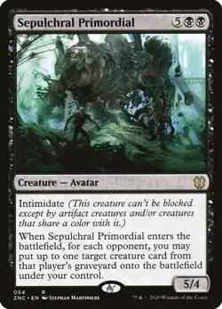 Sepulchral Primordial 54 Rare Commander: Zendikar Rising Magic: The Gathering NM - Image 1