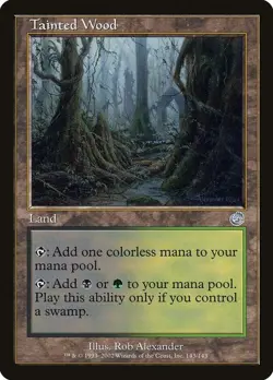 Tainted Wood 143 Uncommon Torment Magic: The Gathering Near Mint - Image 1