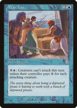 War Tax 113 Uncommon Mercadian Masques Magic: The Gathering Lightly Played - Image 1