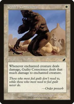 Guilty Conscience 17 Common Scourge Magic: The Gathering Lightly Played - Image 1
