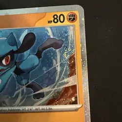 *DOUBLE SWIRL* Riolu Cosmos Holo 076/132 Mega Evolutions EN NM Pokemon - Image 2