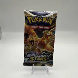 Pokemon Brilliant Stars Booster Pack Charizard Trading Card Game English - Image 1