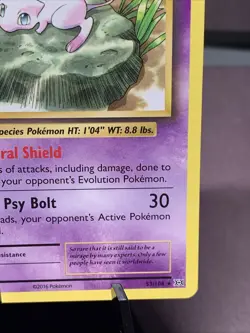 Pokemon TCG Mew 53/108 Non Holo Evolutions Pre Release Deck Exclusive 2016 - Image 5