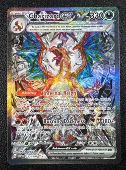 Pokemon Charizard ex Special Illustration Rare SIR Full Art 223/197 Obsidian - Image 1