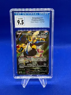 Pokemon Battle Styles Empoleon V #146 146/163 Alternate Alt Art CGC 9.5 10 - Image 1