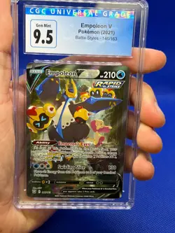 Pokemon Battle Styles Empoleon V #146 146/163 Alternate Alt Art CGC 9.5 10 - Image 2