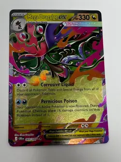 Mega Dragalge ex 065/086 Double Rare Pokemon TCG Chaos Rising NM - Image 1