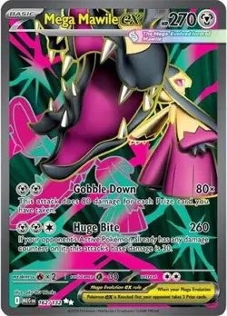 1x Mega Mawile ex (#162/132) - Holofoil NM Eng Pokemon - ME01: Mega Evolution - Image 1