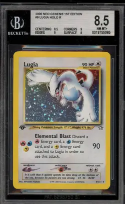 Pokemon Lugia Neo Genesis 1st Edition Holo Rare #9 BGS 8.5 - Image 1