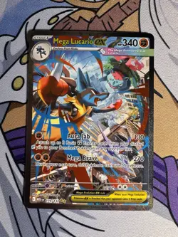 2025 Pokemon Mega Evolution Lucario ex Special Illustration Rare #179/132 NM - Image 1