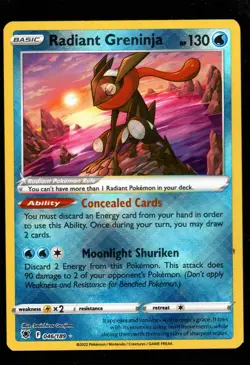 Pokemon Radiant Greninja SWSH10: Astral Radiance #046/189 NM - Image 1