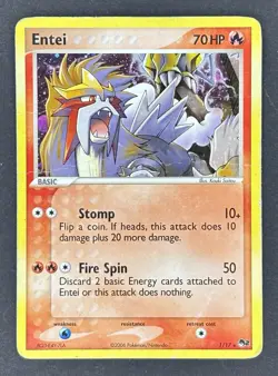Pokemon TCG Entei 001/017 POP Series 2 Holo - Image 1