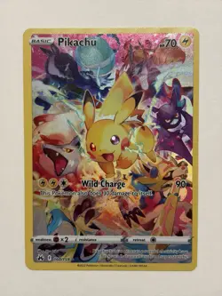 Pokemon TCG Pikachu Secret Rare 160/159 - NM - Crown Zenith - Image 1