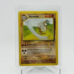 Marowak 52/130 Regular Base Set 2 Pokemon WOTC LP - Image 1