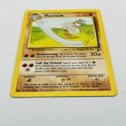 Marowak 52/130 Regular Base Set 2 Pokemon WOTC LP - Image 3