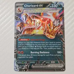 Pokemon TCG Charizard ex Holo Promo 196 Sv: Scarlet & Violet 330 HP - Image 1