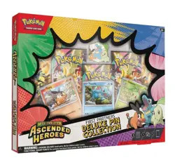 Pokemon Mega Evolution Ascended Heroes Deluxe Pin Collection Box Sealed - Image 1