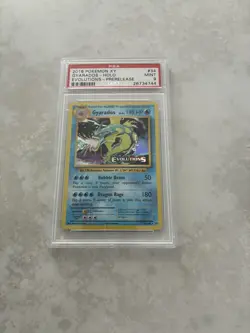 2016 Pokemon Xy Evolutions Gyarados Holo Evolutions Prerelease PSA 9 #34 34/108 - Image 1