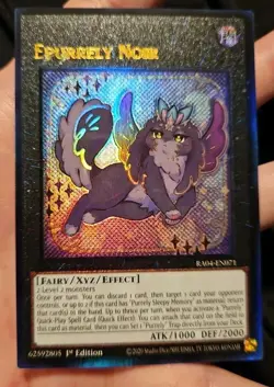 misprint name shift Epurrely Noir (PUR) RA04-EN071 1st Edition yugioh - Image 1