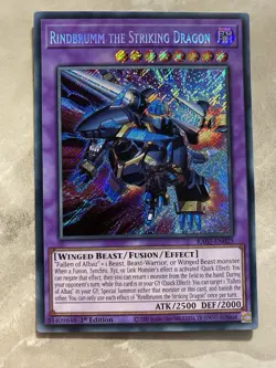 Yugioh - Rindbrumm the Striking Dragon - Secret Rare - RA02-EN025 - Image 1