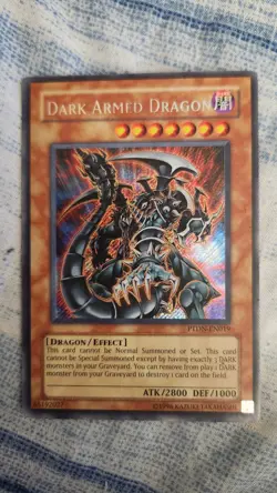 Yugioh Dark Armed Dragon PTDN-EN019 Secret Rare Unlimited VLP - Image 1