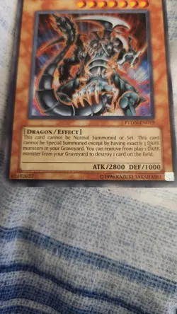 Yugioh Dark Armed Dragon PTDN-EN019 Secret Rare Unlimited VLP - Image 3