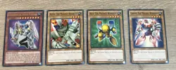 Yugioh Valkyrion the Magna Warrior Set 4 Card YGLD Magnet Alpha Beta Gamma - Image 1