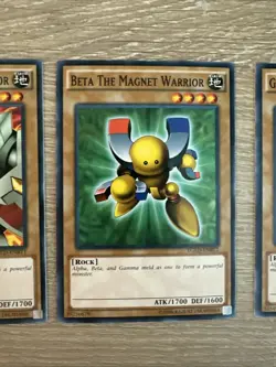 Yugioh Valkyrion the Magna Warrior Set 4 Card YGLD Magnet Alpha Beta Gamma - Image 4