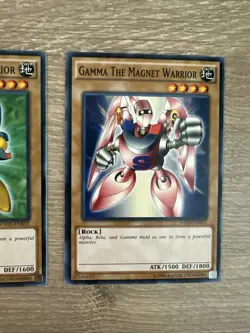 Yugioh Valkyrion the Magna Warrior Set 4 Card YGLD Magnet Alpha Beta Gamma - Image 5