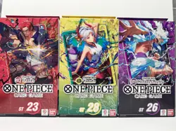 One Piece Starter Deck Bundle #28, #26 & #23 LUFFY YAMATO SHANKS - Image 1