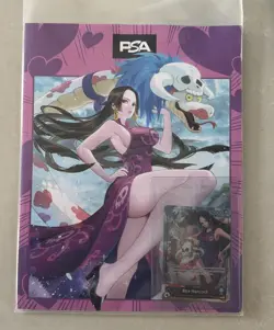 PSA Magazine Boa Hancock Op07-038 Sealed Card Included One Piece Collection Rare - Image 1