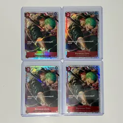 Roronoa Zoro - OP01-025 (Ultra Deck: The Three Captains) One Piece Play Set X4 - Image 1