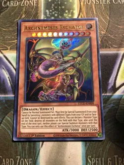 *** ARCHNEMESES ESCHATOS *** 1ST EDITION ULTRA RARE ETCO-EN009 YUGIOH! - Image 1