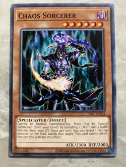 Yugioh - Chaos Sorcerer - Common - IOC-EN023 - Invasion of Chaos (25th) - Image 1
