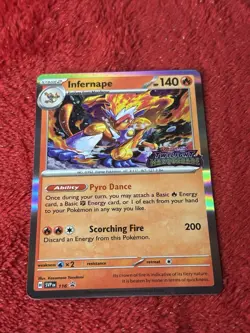 Infernape 116 Sv: Scarlet & Violet Promo Cards Holo Stamped Nm- - Image 1