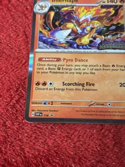 Infernape 116 Sv: Scarlet & Violet Promo Cards Holo Stamped Nm- - Image 4