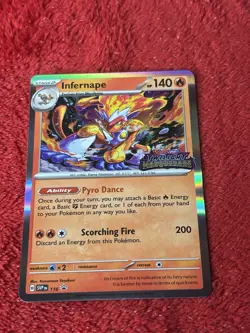 Infernape 116 Sv: Scarlet & Violet Promo Cards Holo Stamped Nm- - Image 5