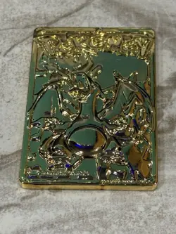 Pokemon 23K Gold Plated CHARIZARD Trading Card 1999 Burger King Limited Edition - Image 4