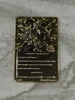 Pokemon 23K Gold Plated CHARIZARD Trading Card 1999 Burger King Limited Edition - Image 5
