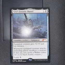 Gisa's Favorite Shovel 0019 Mythic Rare Legendary Artifact MTG SLX Magic Card - Image 1
