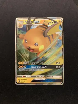 Raichu GX SM213 NM/LP -Ultra Rare Pokemon Card- Black Star Promo (4c) - Image 1