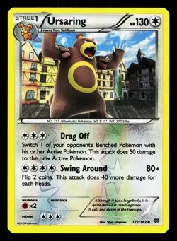 Ursaring 122/162 BREAKthrough HP Pokemon Card TCG - Image 1