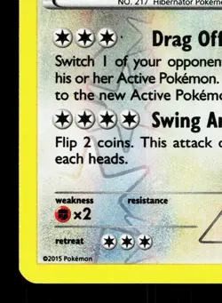 Ursaring 122/162 BREAKthrough HP Pokemon Card TCG - Image 4