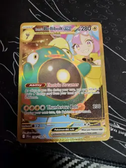 Iono's Bellibolt EX Sir 188/159 SV09 Holo Pokemon TCG Card Journey Together - Image 1