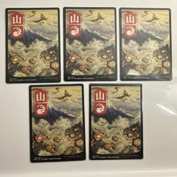 5x Mountain (299) - JP Full Art - 299 / English / MTG - Image 1