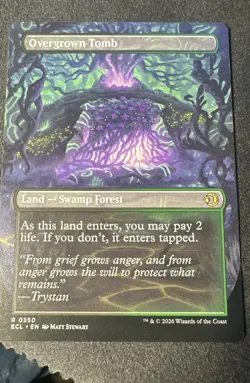 Overgrown Tomb (Borderless) Lorwyn Eclipsed Regular - Image 1