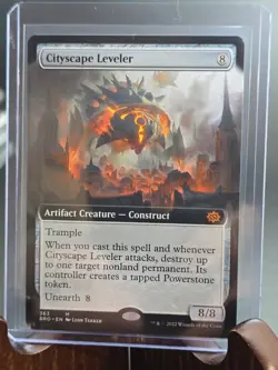 Cityscape Leveler (Extended Art) The Brothers' War MTG Regular Near Mint - Image 3