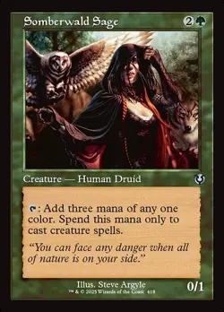 Somberwald Sage-Innistrad Remastered-Retro Frame-Regular-418-NM - Image 1