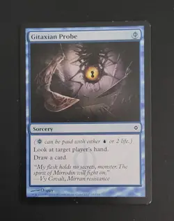 Gitaxian Probe 35 Common New Phyrexia Magic: The Gathering Moderately Played - Image 2