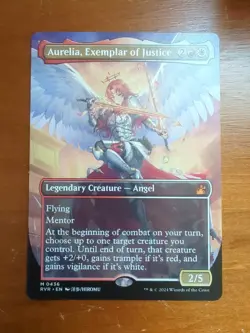 Aurelia, Exemplar of Justice (Anime Borderless) Ravnica Remastered Regular - Image 1
